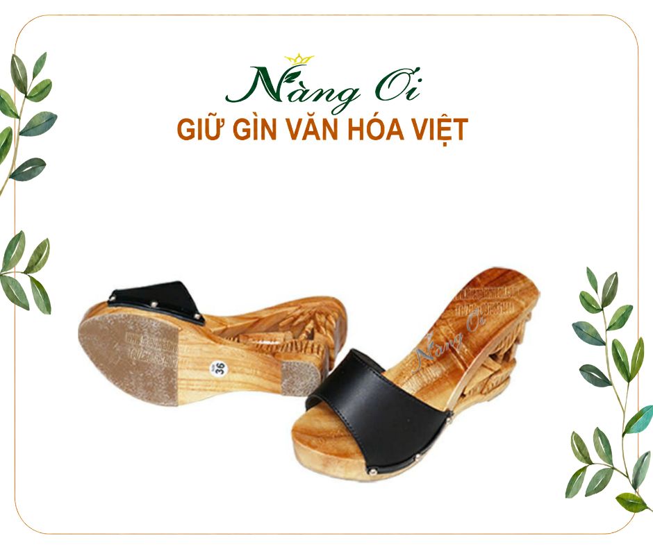 guốc gỗ nữ